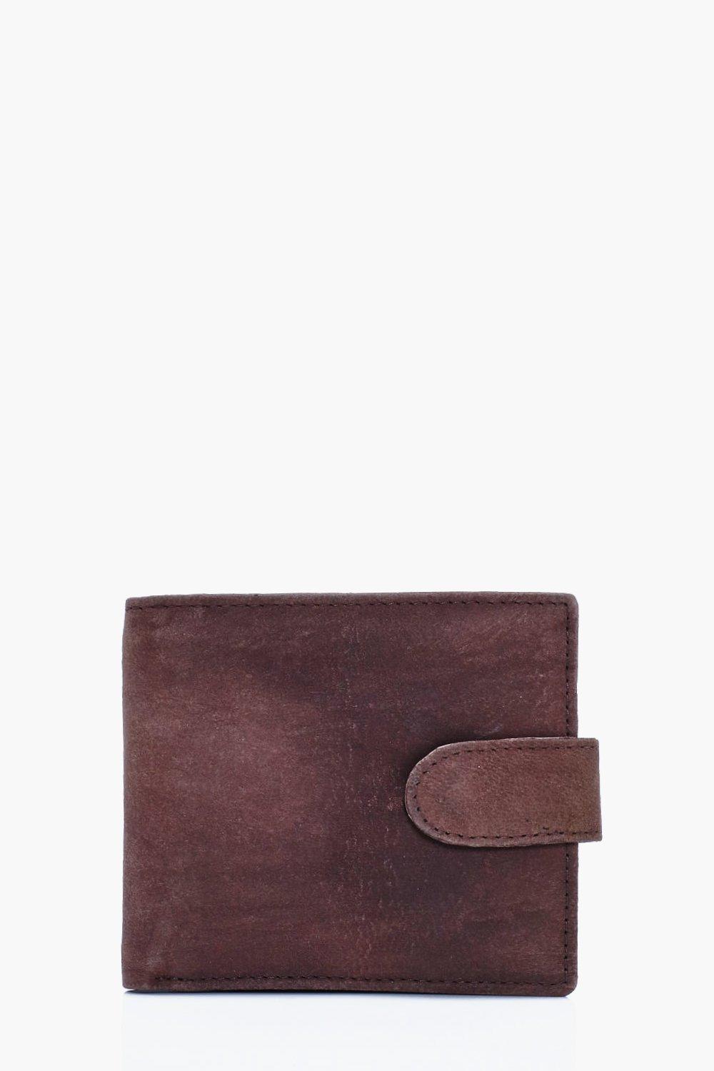 Leather Bifold Tab Wallet